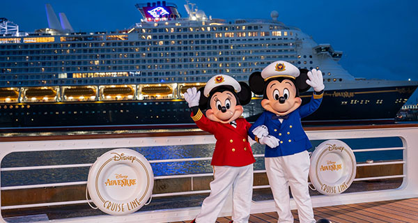 New Disney Adventure Cruise Ship Makes Stop in Port Canaveral